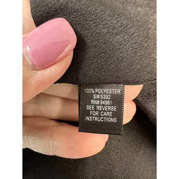 NWT Twenty One Women M Dress Black Cream Roses Lined Cocktail Whimsigoth Fairy‎ - Picture 11 of 12